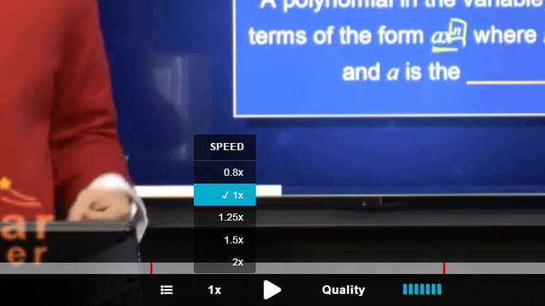 Variable Viewing Speed