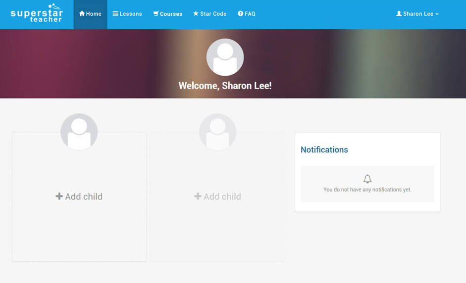View the trial lessons under Store and make your first purchase when you are ready.